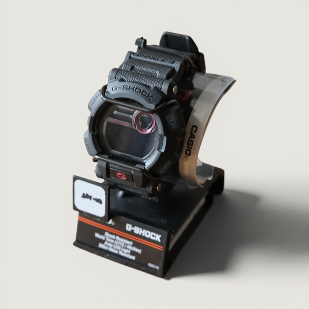 Casio G-Shock Watch Mens Black Face Bar Tactical Streetwear OS GD400-1K